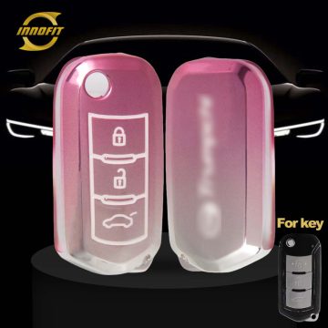 TRD1T1-Gradient Pink- Car Key Cover For Trumpchi
