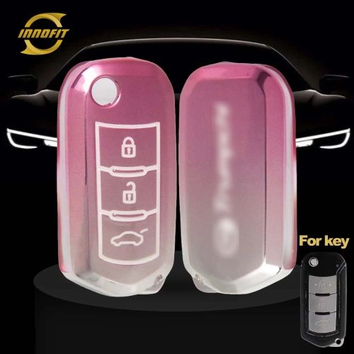 TRD1T1-Gradient Pink- Car Key Cover For Trumpchi