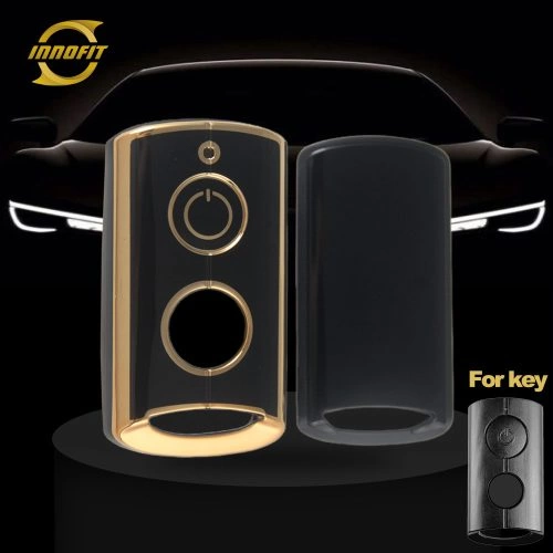 YAA1T1-Black-Gold Plating- Car Key Cover For YAMAHA
