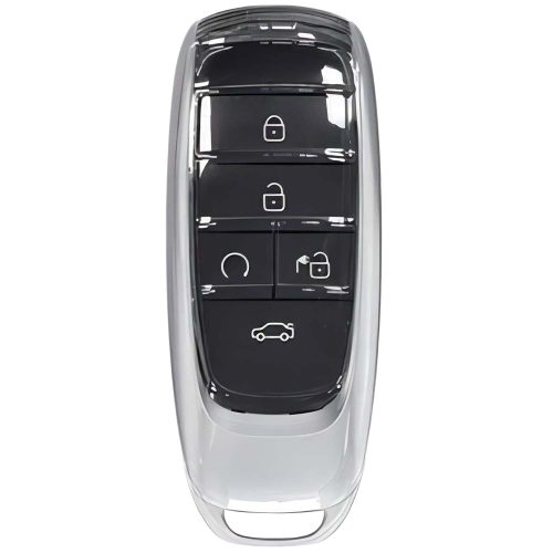 TRB1T1-White-Silver Plating- Car Key Cover For Trumpchi
