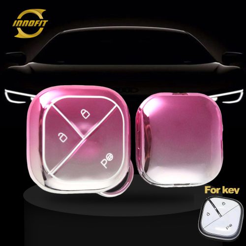 WUG1T1-Gradient Pink- Car Key Cover For Wuling