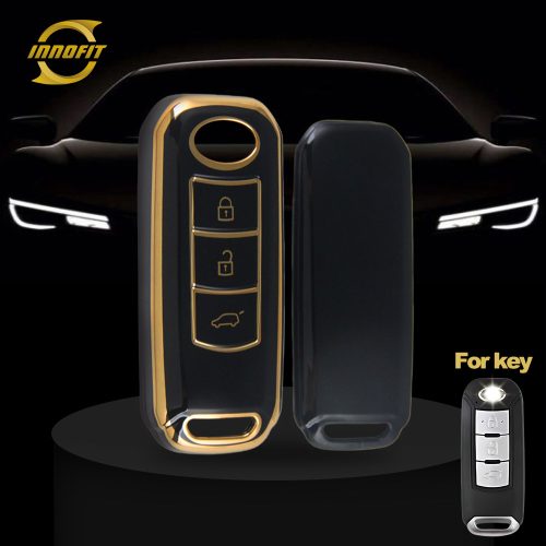 TRC1T1-Black-Gold Plating- Car Key Cover For Trumpchi