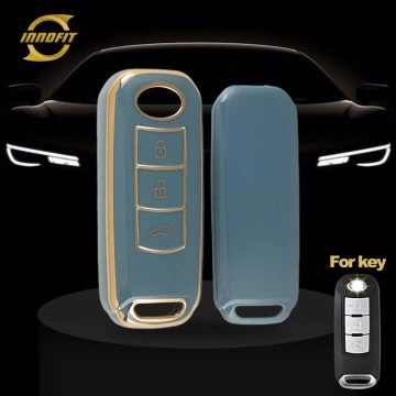 TRC1T1-Granny Grey-Gold Plating- Car Key Cover For Trumpchi
