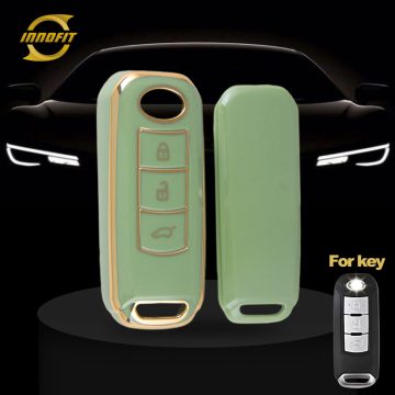 TRC1T1-Green-Gold Plating- Car Key Cover For Trumpchi