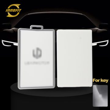 LPC1T1-White-Silver Plating- Car Key Cover For LEAPMOTOR