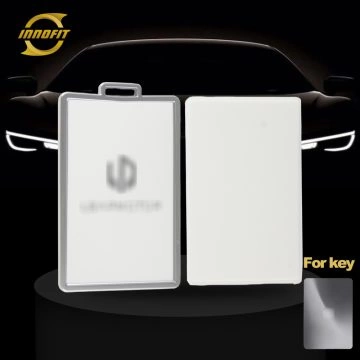 LPC1T1-White-Silver Plating- Car Key Cover For LEAPMOTOR