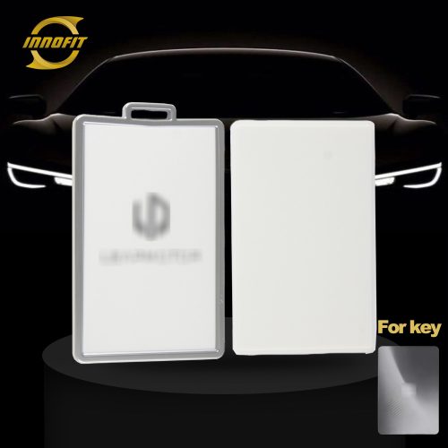 LPC1T1-White-Silver Plating- Car Key Cover For LEAPMOTOR