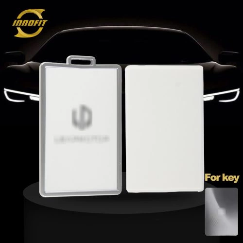 LPC1T1-bianco-placcatura argento-copertura della chiave dell'auto per LEAPMOTOR