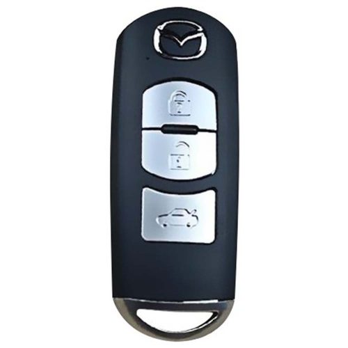 MAB1T1-Black-Metal Gray Plating- Car Key Cover For Mazda
