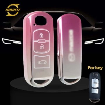 MAB1T1-Gradient Pink- Car Key Cover For Mazda