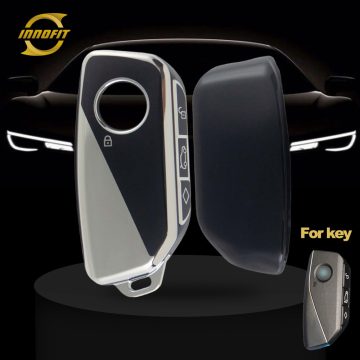 BMA1T1-Black-Silver Plating- Car Key Cover For BMW