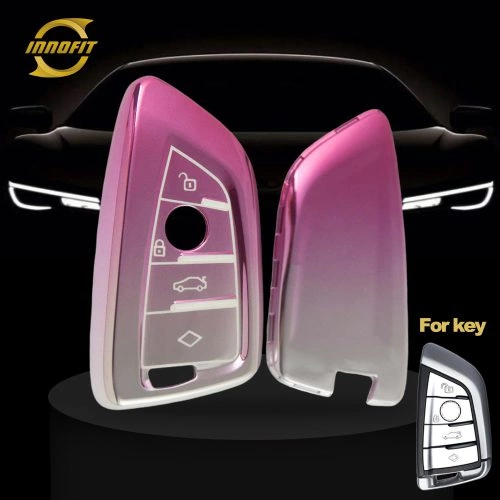 BMB1T1-Gradient Pink- Car Key Cover For BMW