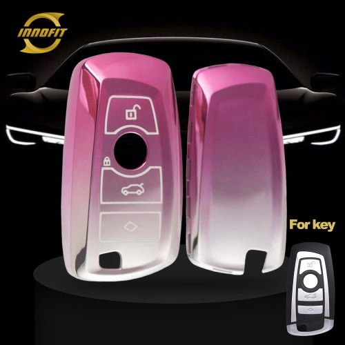 BMC1T1-Gradient Pink- Car Key Cover For BMW