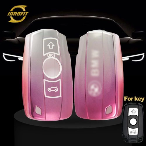 BMD1T1-Gradient Pink- Car Key Cover For BMW