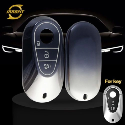 MEA1T1-Gradient Gray- Car Key Cover For Mercedes-Benz