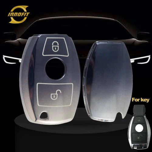 MEC2T1-Gradient Gray- Mercedes-Benz Infiniti için Araba Anahtarı Kapağı