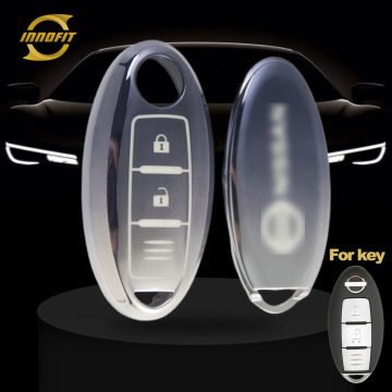 NIB1T1-Gradient Gray- Car Key Cover For Nissan Infiniti