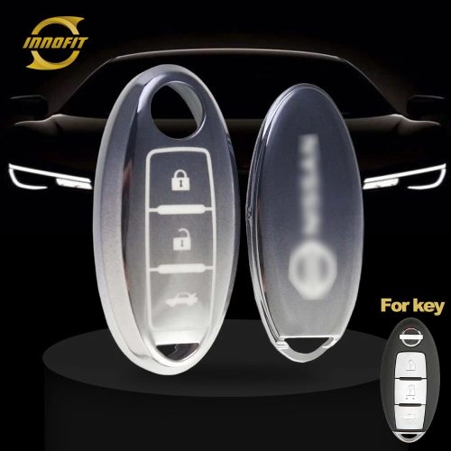 NIB3T1-Gradient Gray- Car Key Cover For Nissan Infiniti