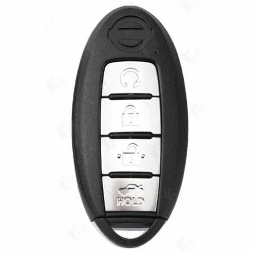 NIB4T1-Black-Silver Plating- Car Key Cover For Nissan Infiniti