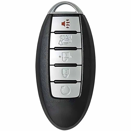 NIB6T1-Light Blue-Gold Plating- Car Key Cover For Nissan Infiniti