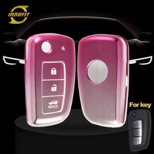 NIC1T1-Gradient Pink- Car Key Cover For Nissan