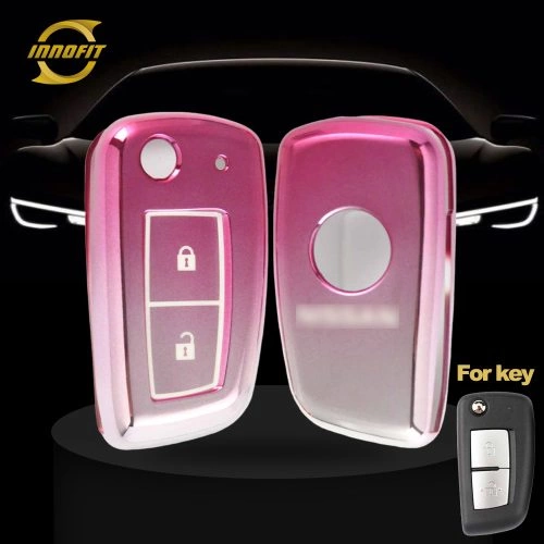 NIC2T1-Gradient Pink- Car Key Cover For Nissan