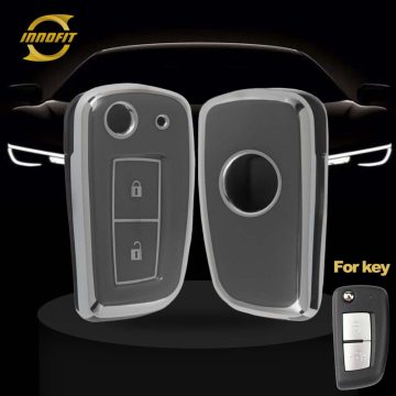 NIC2T1-Space Gray-Silver Plating- Car Key Cover For Nissan