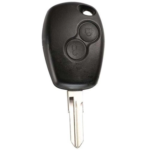 RED2T1-Black-Silver Plating- Car Key Cover For Renault Dacia