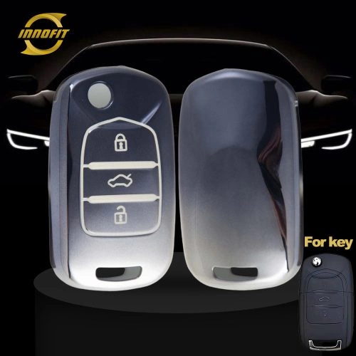 WUA1T1-Gradient Gray- Car Key Cover For Wuling BAOJUN Chevrolet