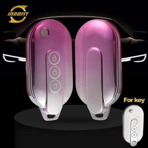 WUF1T1-Gradient Pink- Car Key Cover For Wuling