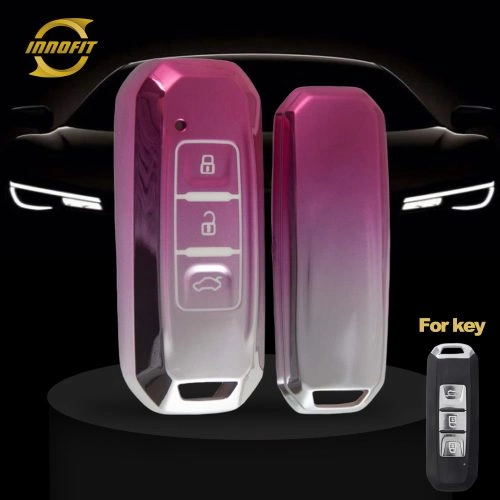 BAB1T1-Gradient Pink- Car Key Cover For BAOJUN Chevrolet