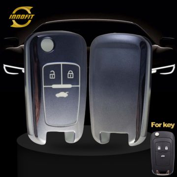 CED1T1-Gradient Gray- Car Key Cover For Chevrolet Opel GMC Holden