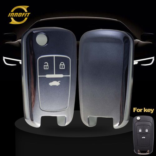 CED1T1-Gradient Gray- Car Key Cover For Chevrolet Opel GMC Holden