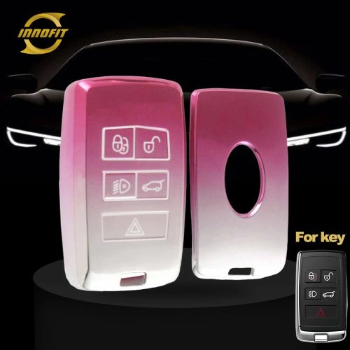 LAB1T1-Gradient Pink- Car Key Cover For Landrover Jaguar
