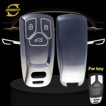 AUA1T1-Gradient Gray- Car Key Cover For Audi