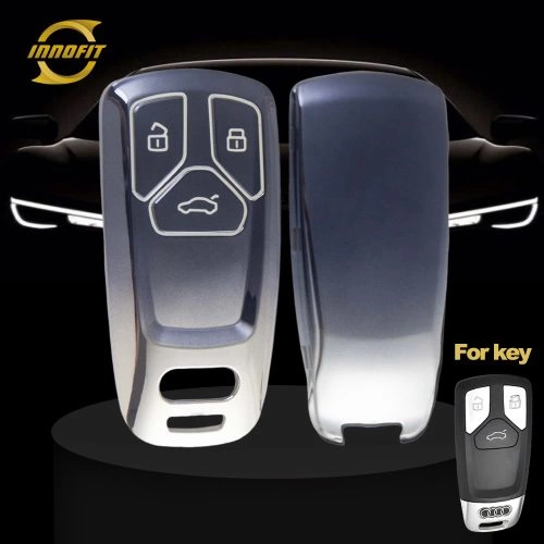 AUA1T1-Gradient Gray- Car Key Cover For Audi