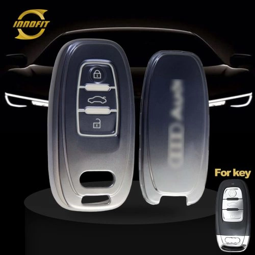 AUB1T1-Gradient Gray- Car Key Cover For Audi