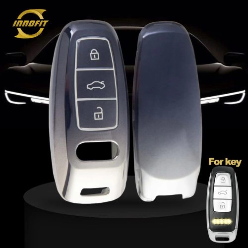 AUC1T1-Gradient Gray- Car Key Cover For Audi