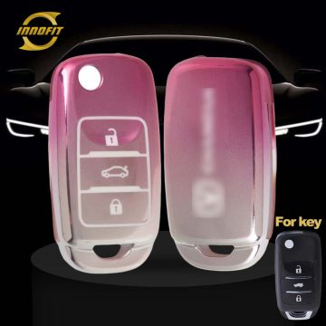 CHB1T1-Gradient Pink- Car Key Cover For CHANGAN