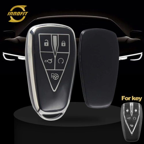 CHC3T1-Black-Silver Plating- Car Key Cover For CHANGAN