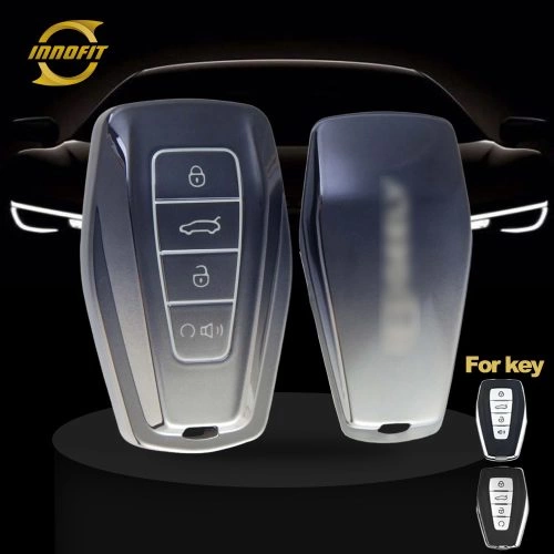 GEB3T1-Gradient Gray- Car Key Cover For Geely Auto