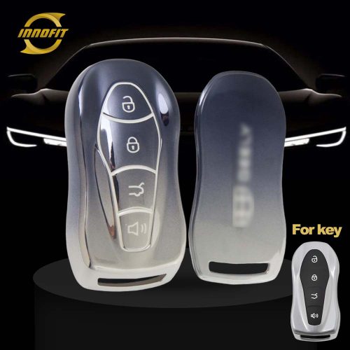 GEC1T1-Gradient Gray- Car Key Cover For Geely Auto