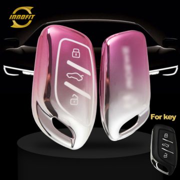 ROB1T1-Gradient Pink- Car Key Cover For Roewe Morris Garages