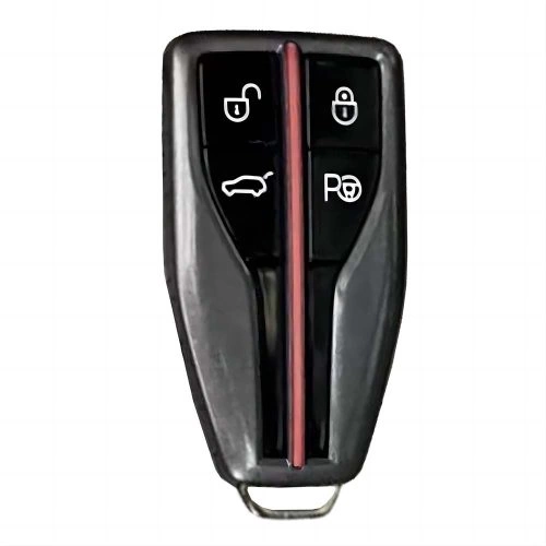 HNA2T1-White-Silver Plating- Car Key Cover For Hong Qi