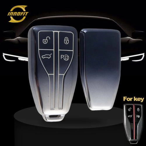 HNA2T1-Gradient Gray- Car Key Cover For Hong Qi