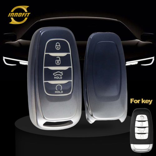 HNB1T1-Gradient Gray- Car Key Cover For Hong Qi