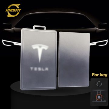 TEB1T1-Gradient Gray- Car Key Cover For Tesla