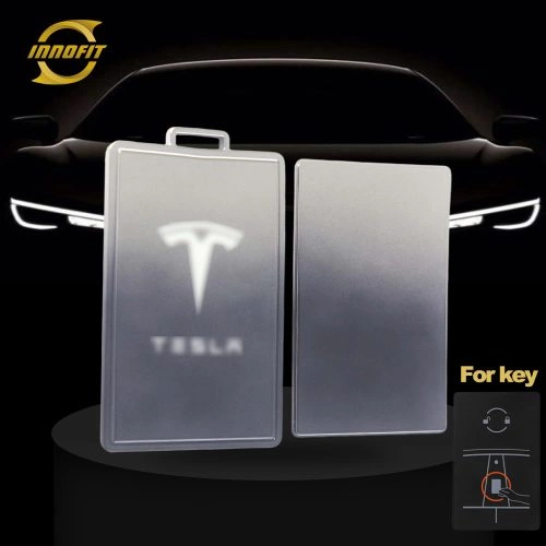 TEB1T1-Gradient Gray- Car Key Cover For Tesla