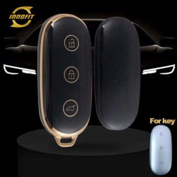 LIB1T1-Black-Gold Plating- Car Key Cover For Li Auto Inc