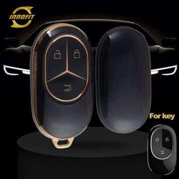 NOC1T1-Black-Gold Plating- Car Key Cover For NIO